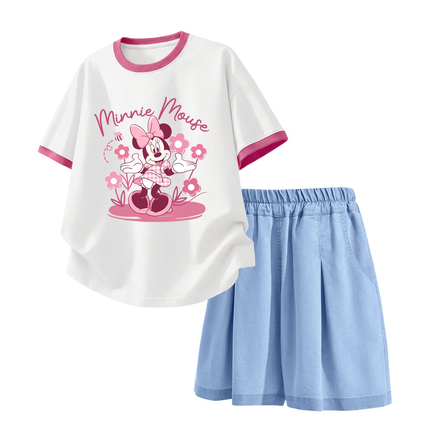 Детский спортивный костюм Disney Kids Casual Sportswear, бело-красный/светло-синий — фото 3