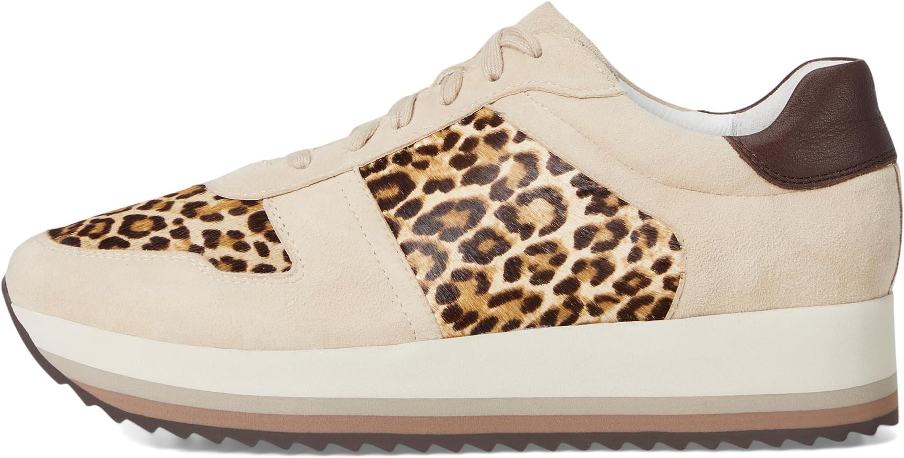 Кроссовки Johnston & Murphy Gracie Color-Block Lace-Up, цвет Sand/Leopard — фото 4