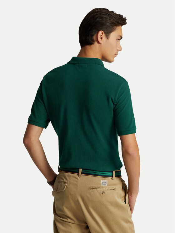 Рубашка-Поло с завышенной талией 710782592016 Polo Ralph Lauren, зеленый — фото 3