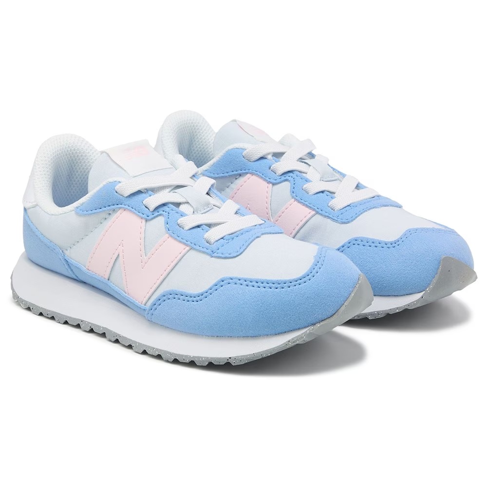

Детские слипоны 237 в ретро-стиле для малышей New Balance, blue/pink