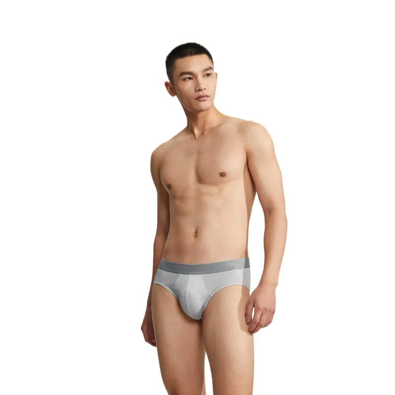 Мужские трусы 3 шт Calvin Klein, 9QN-Space Black/Blue Gray/Coconut Gray — фото 4