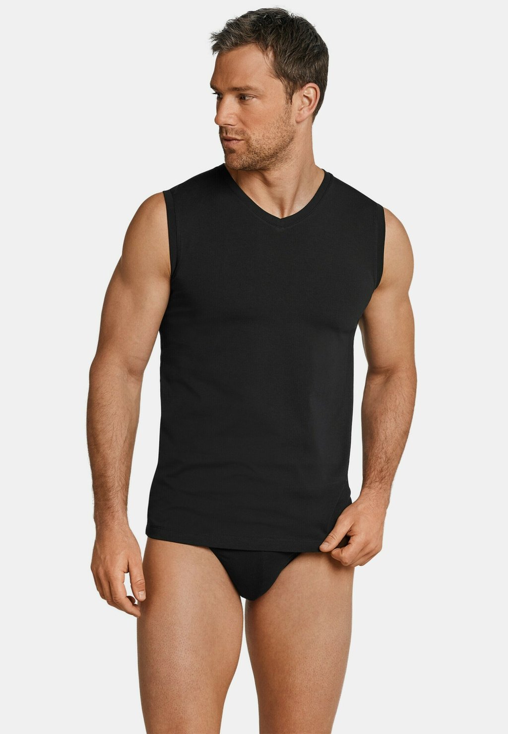 

Нижняя футболка 2ER PACK LIFE TANK Schiesser, черный