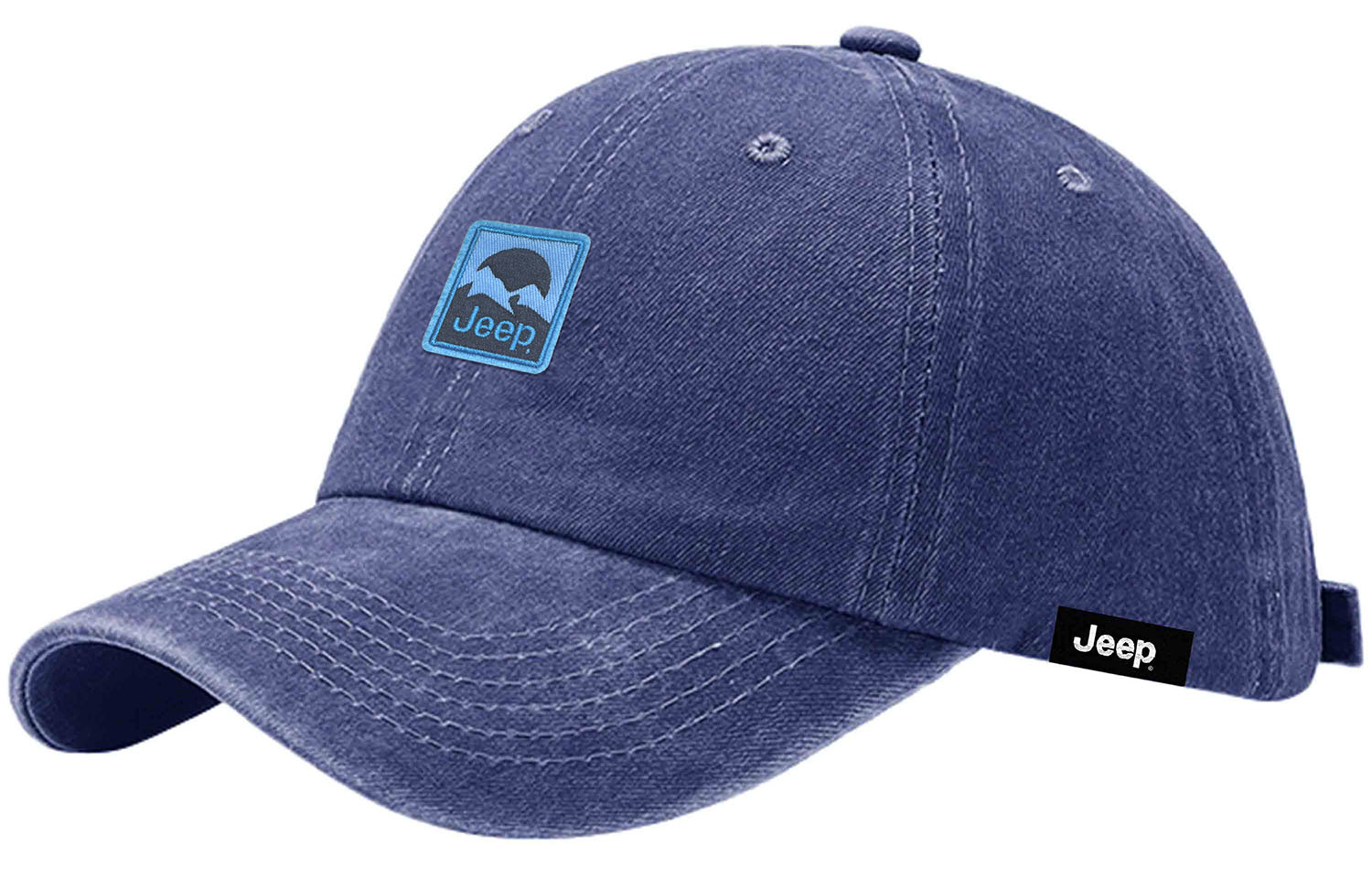 

Хлопковая бейсболка Unisex Jeep, royal синий