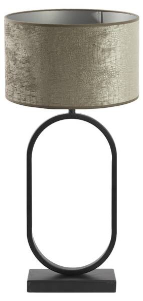 

Настольная лампа Light & Living Jamiri/Chelsea цвет schwarz/silber