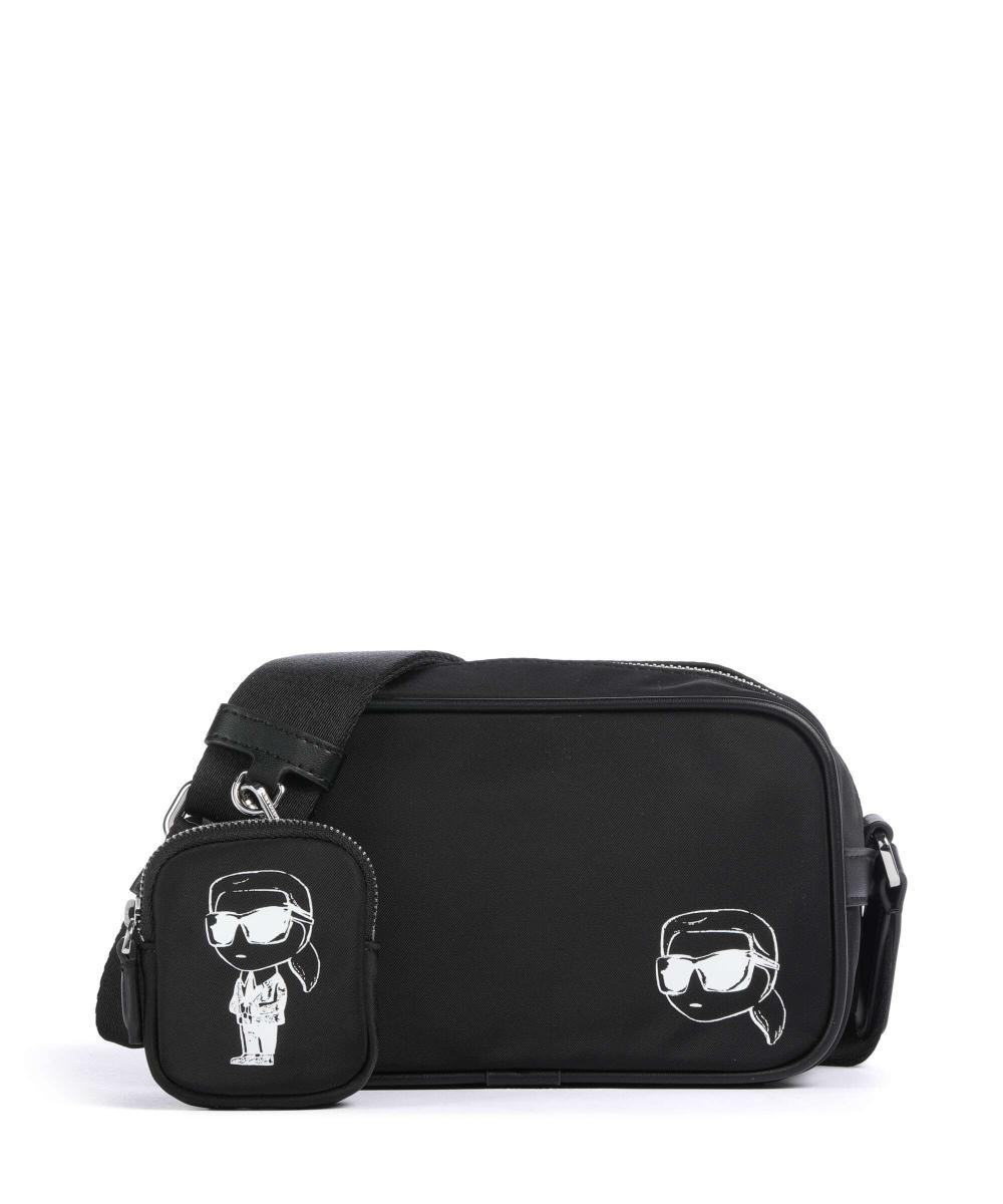 

Сумка через плечо K/Ikonik из переработанного нейлона Karl Lagerfeld, черный