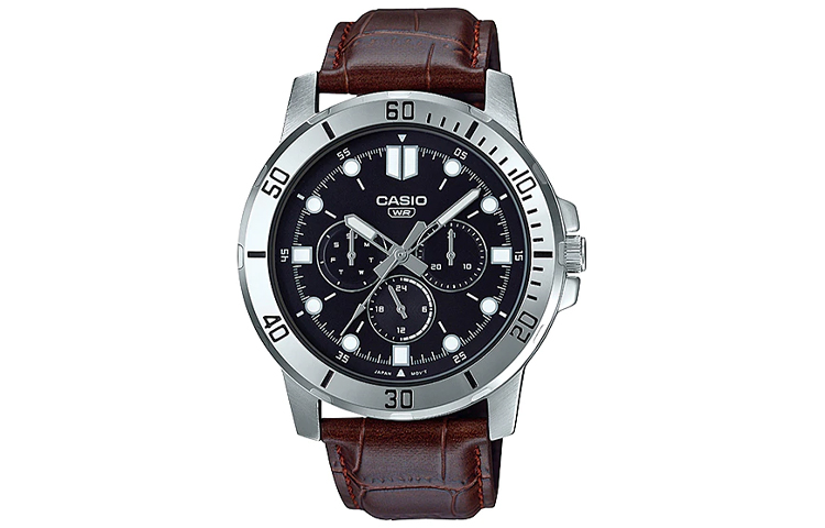 

CASIO Мужские часы Standard Series 49 мм, черные MTP-VD300L-1E