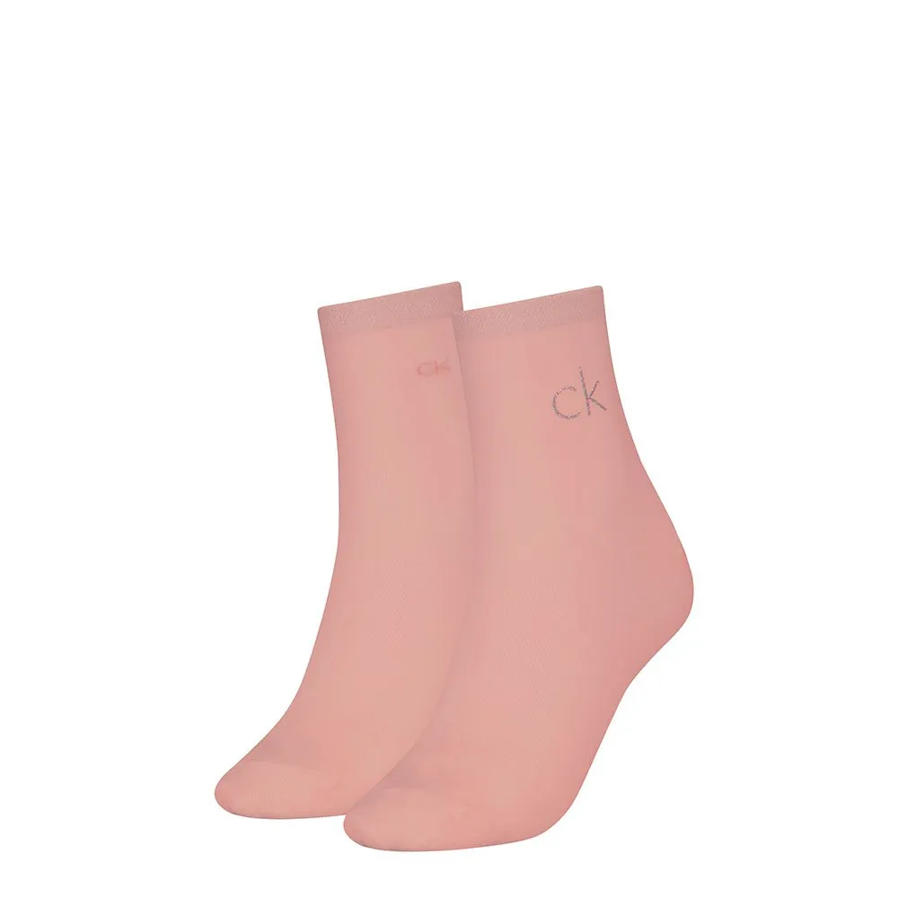 

Носки Calvin Klein 701229680 short 2 units, розовый
