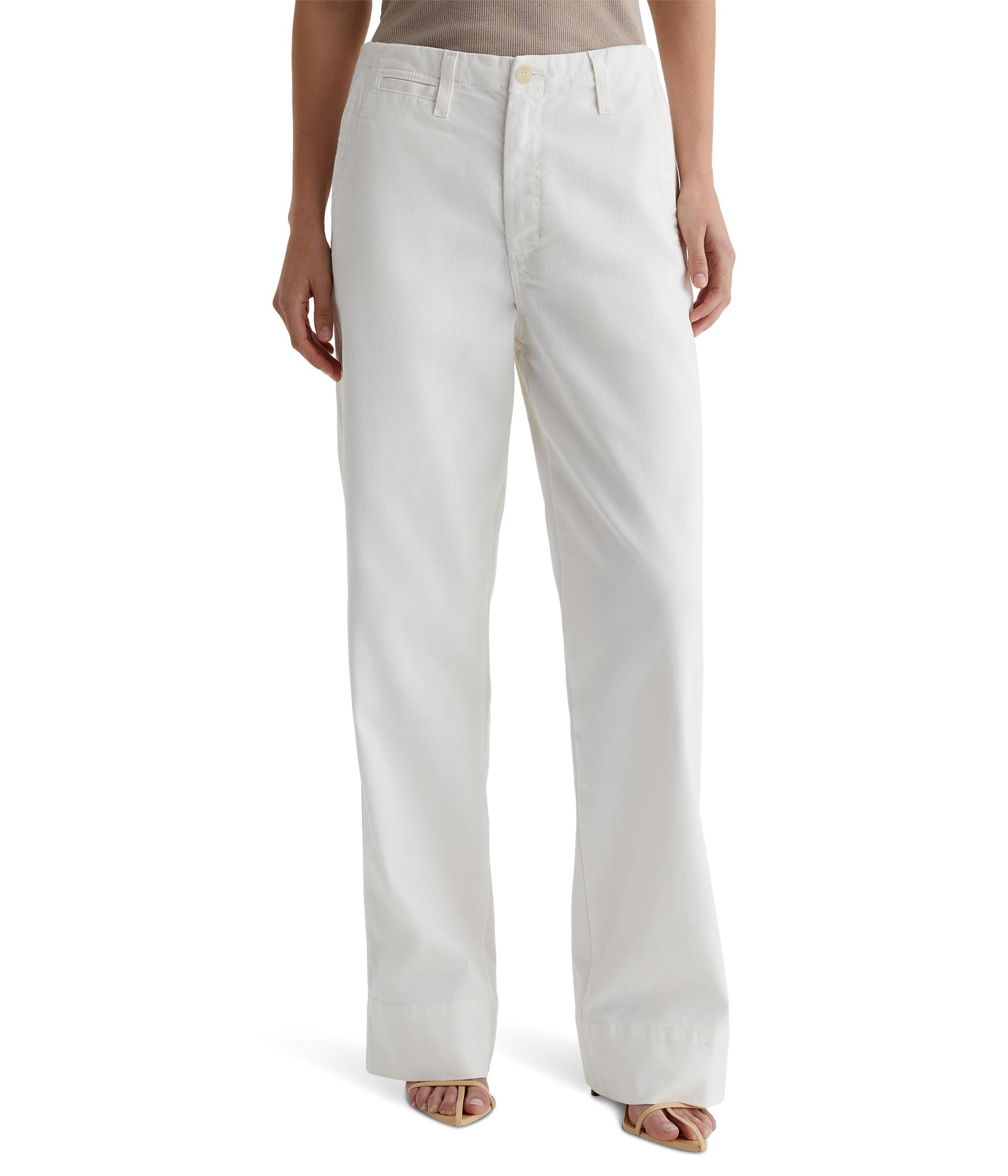 

Джинсы AG Jeans Allegra High Rise Wide Leg Pants In Powder, Powder