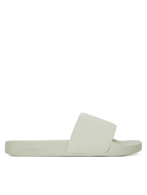 Мюли Flag Pool Slide Patent EN0EN02901 Tommy Jeans, зеленый