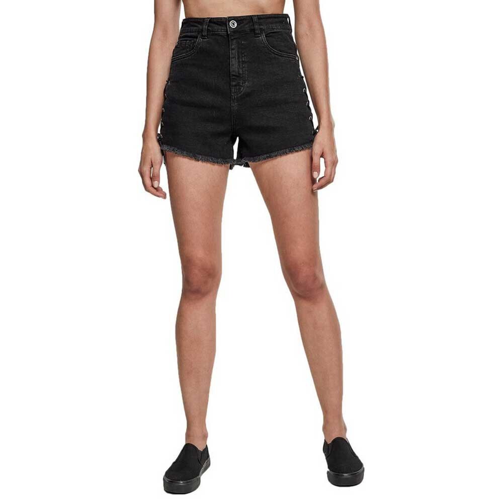 

Шорты Urban Classics Up High Waist, черный