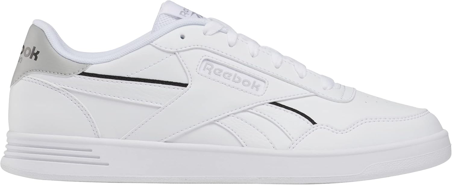 

Кроссовки Reebok Unisex-Adult Court Advance Vegan, белый/черный/серый