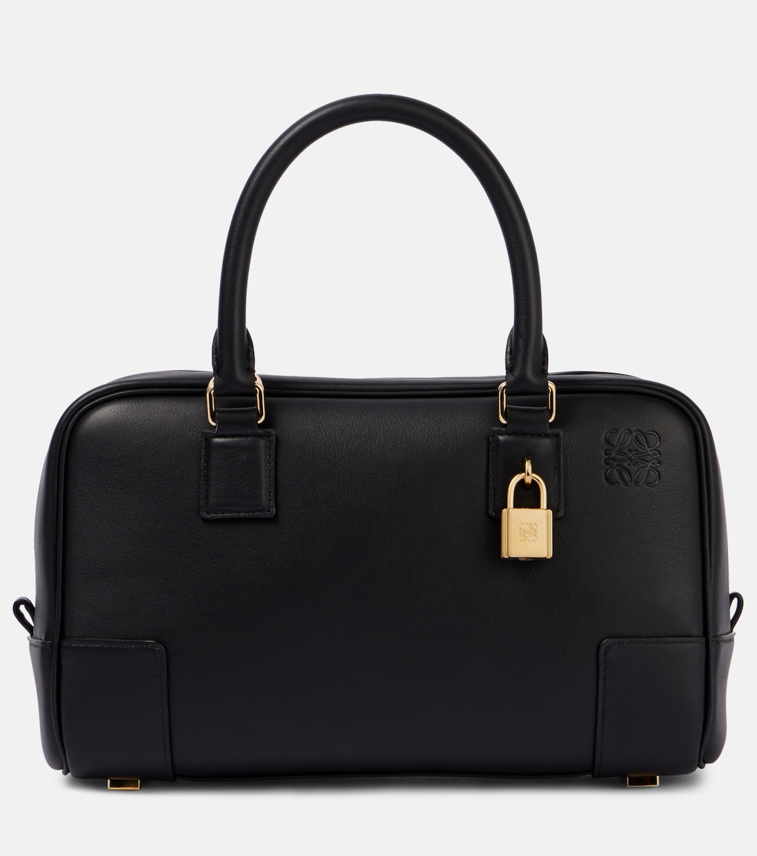 

Кожаная сумка-тоут Amazona 23 Loewe, черный