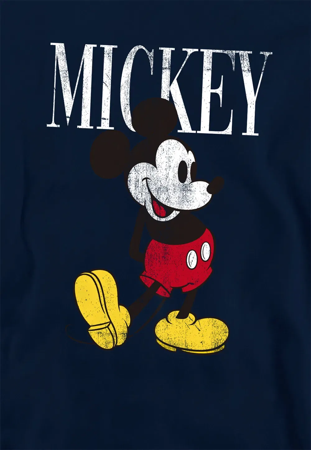 Детская худи с принтом Mickey Mouse Disney, темно-синий — фото 2