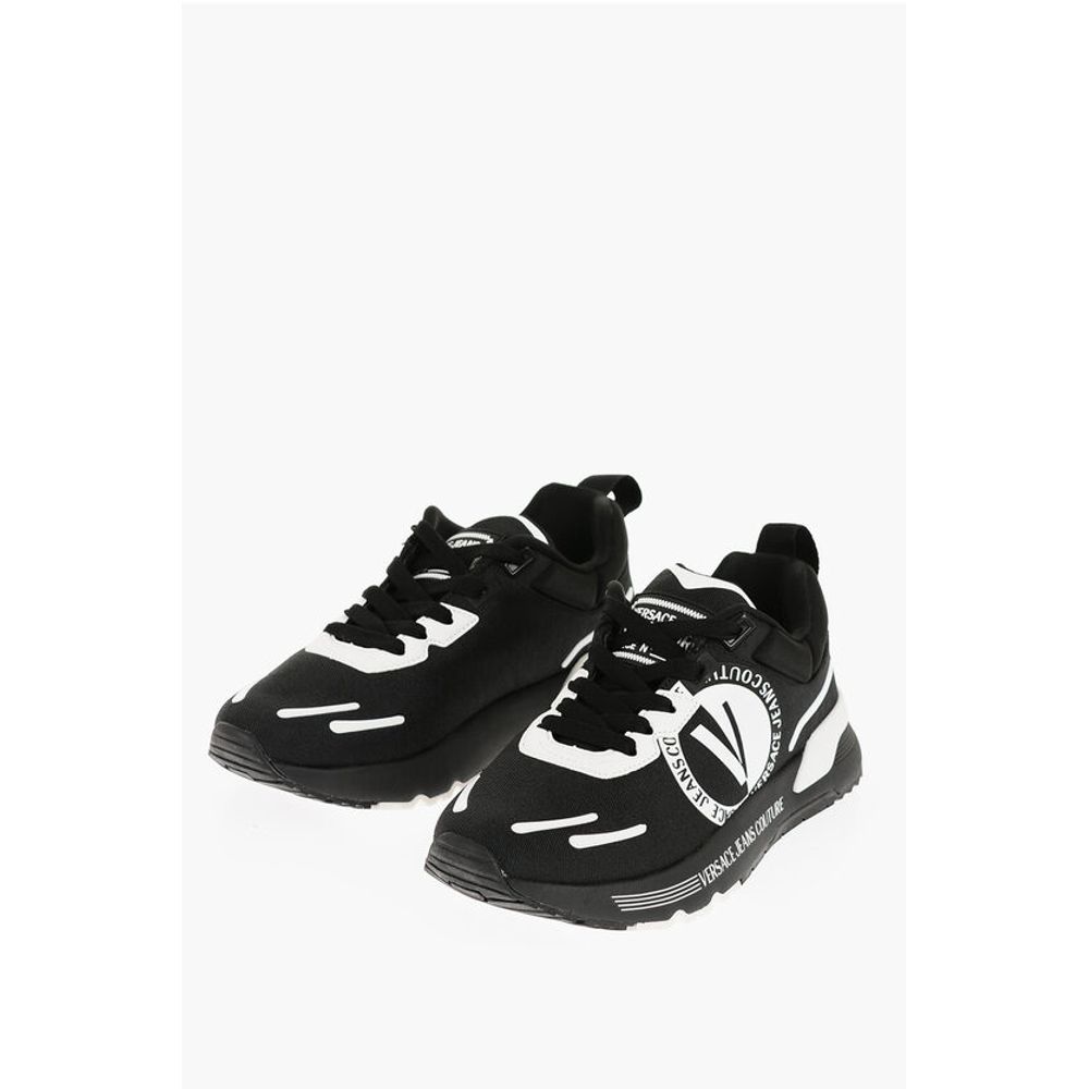 

Кроссовки JEANS COUTURE из ткани DYNAMIC Low Top с контрастными деталями Versace, Black