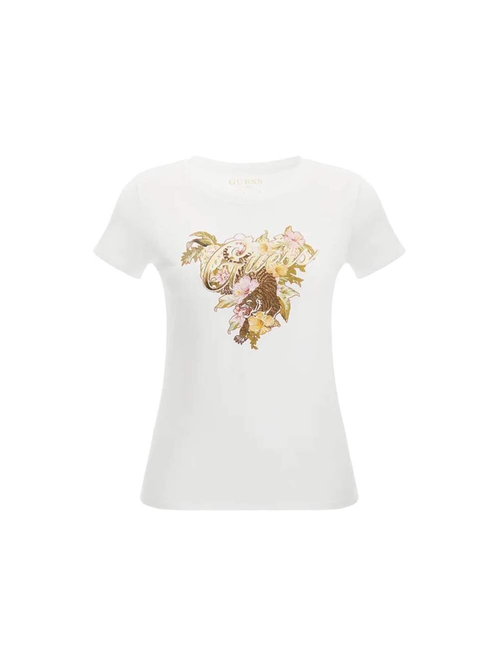 

Футболка с треугольными ароматами Guess, белый