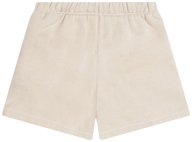 Детские флисовые футбольные шорты Fear of God Essentials, серый — фото 2