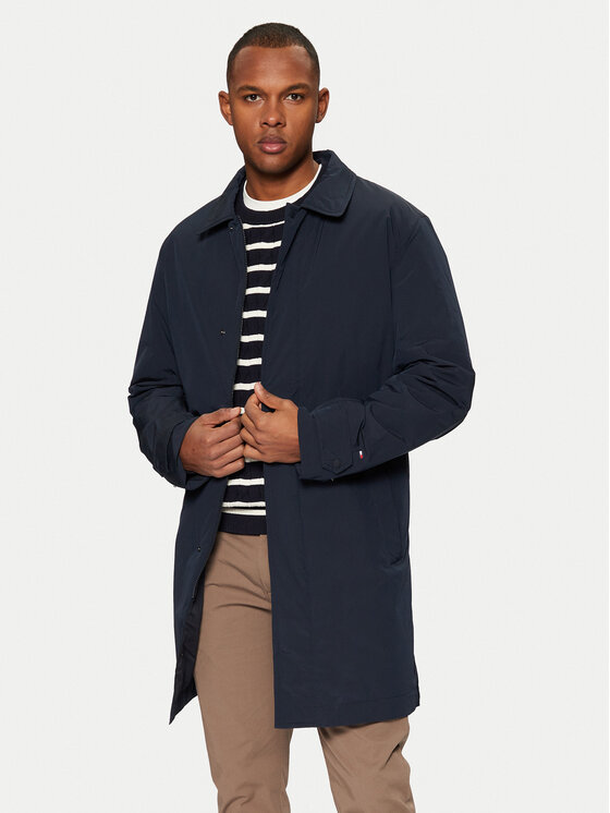 

Переходное пальто стандартный крой MW0MW37651 Tommy Hilfiger, синий