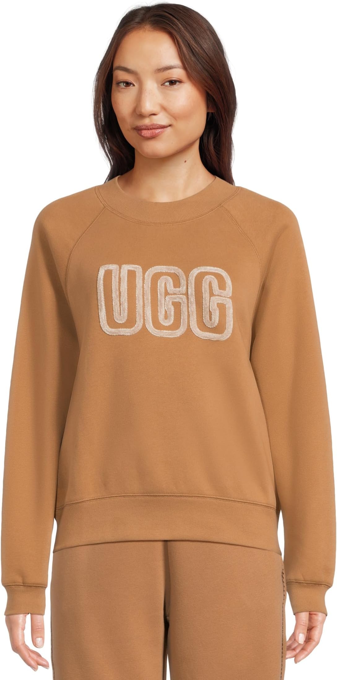 

Толстовка UGG Ugg Logo Crewneck, цвет Chestnut