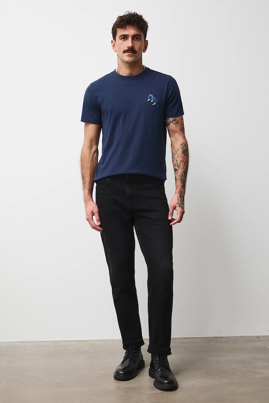 

Хлопковая футболка Medicine, темно-синий