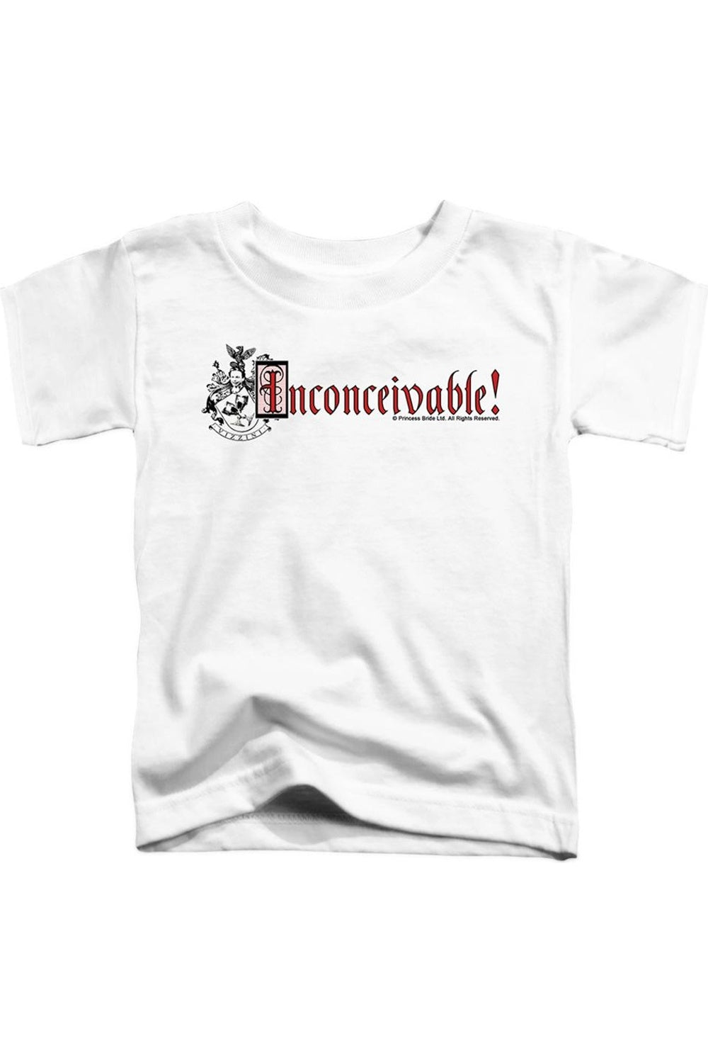 

Футболка с коротким рукавом "Принцесса-невеста" и гербом Виззини для детей Gildan, белый