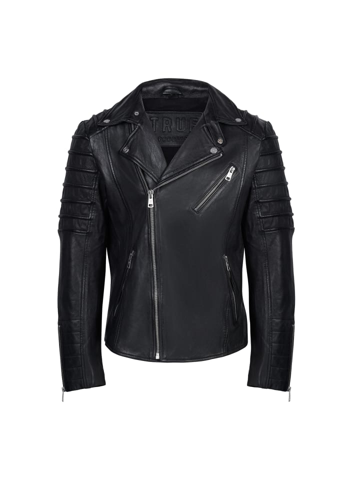 

Trueprodigy Черная кожаная куртка John