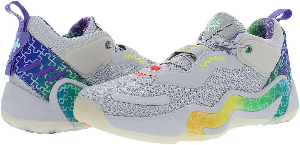 Женские кроссовки Adidas Dame 7, серый — фото 3