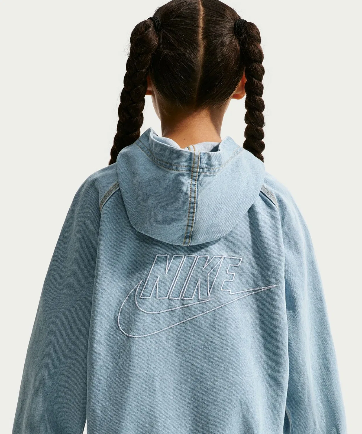 Куртка Nike Denim Full Zip Jacket для детей, синяя — фото 3