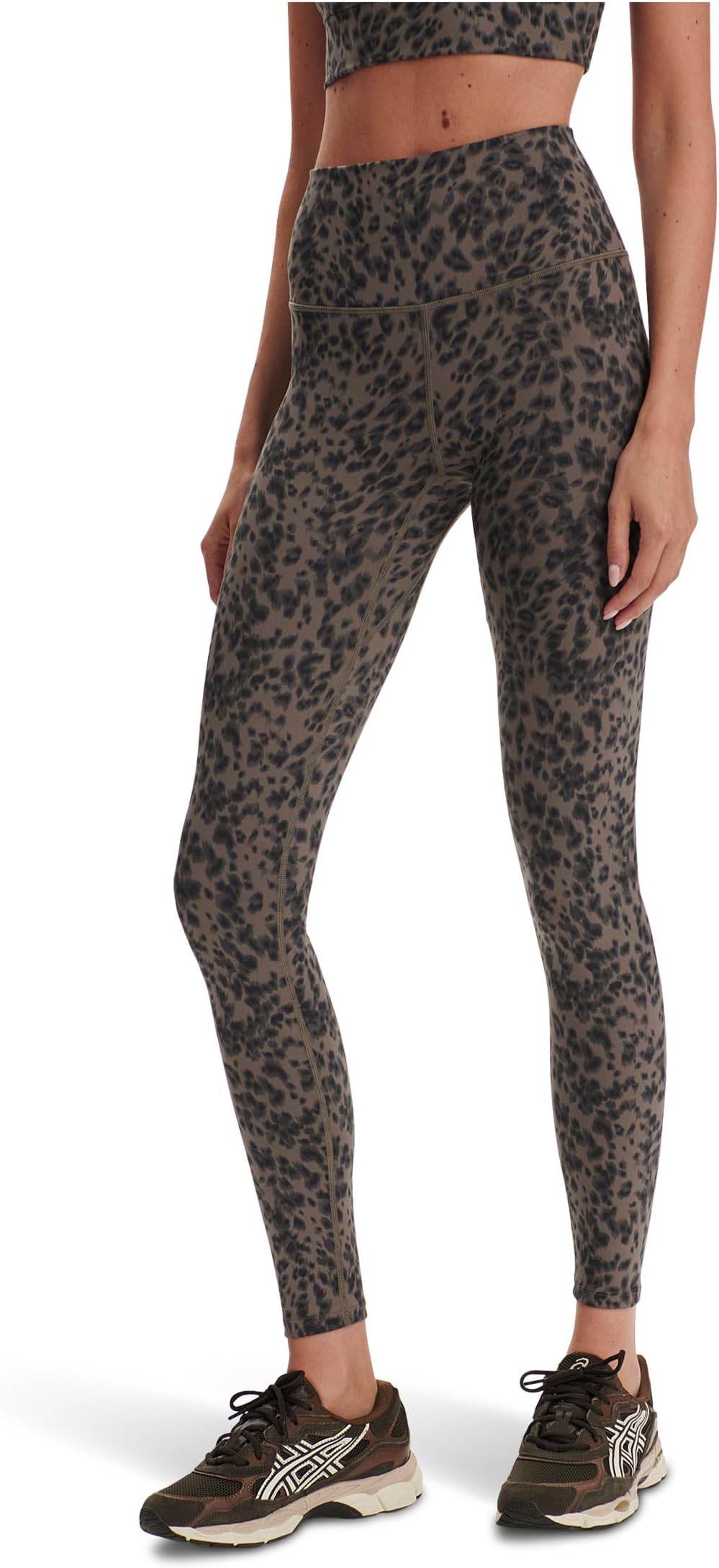 

Женские леггинсы Freesoft с высокой талией Varley, Brown Contrast Cheetah