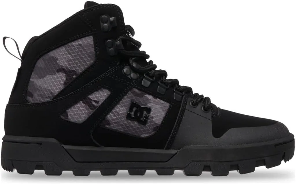 Мужские высокие зимние ботинки DC Shoes Pure High Top Snow Boots, черные — фото 2