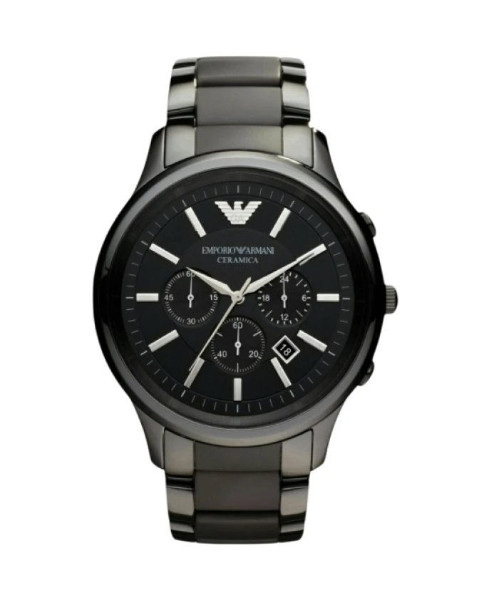 

Керамические кварцевые мужские часы Emporio Armani, черный