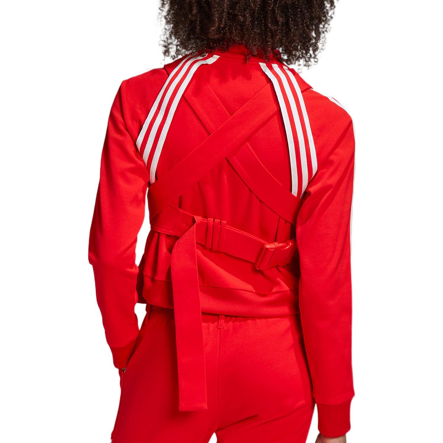 Куртка Trefoil X Jwc Co-branded Edition женская красная Adidas Originals — фото 4