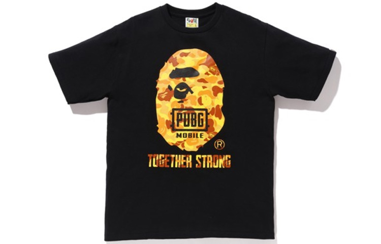 

Футболка Ape Head Series для мужчин A Bathing Ape, черный