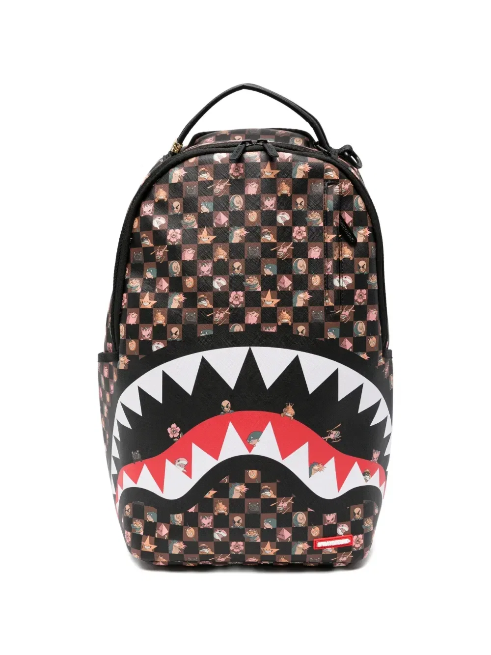 Рюкзак Shark Mouth в клетку Sprayground Kid, черный