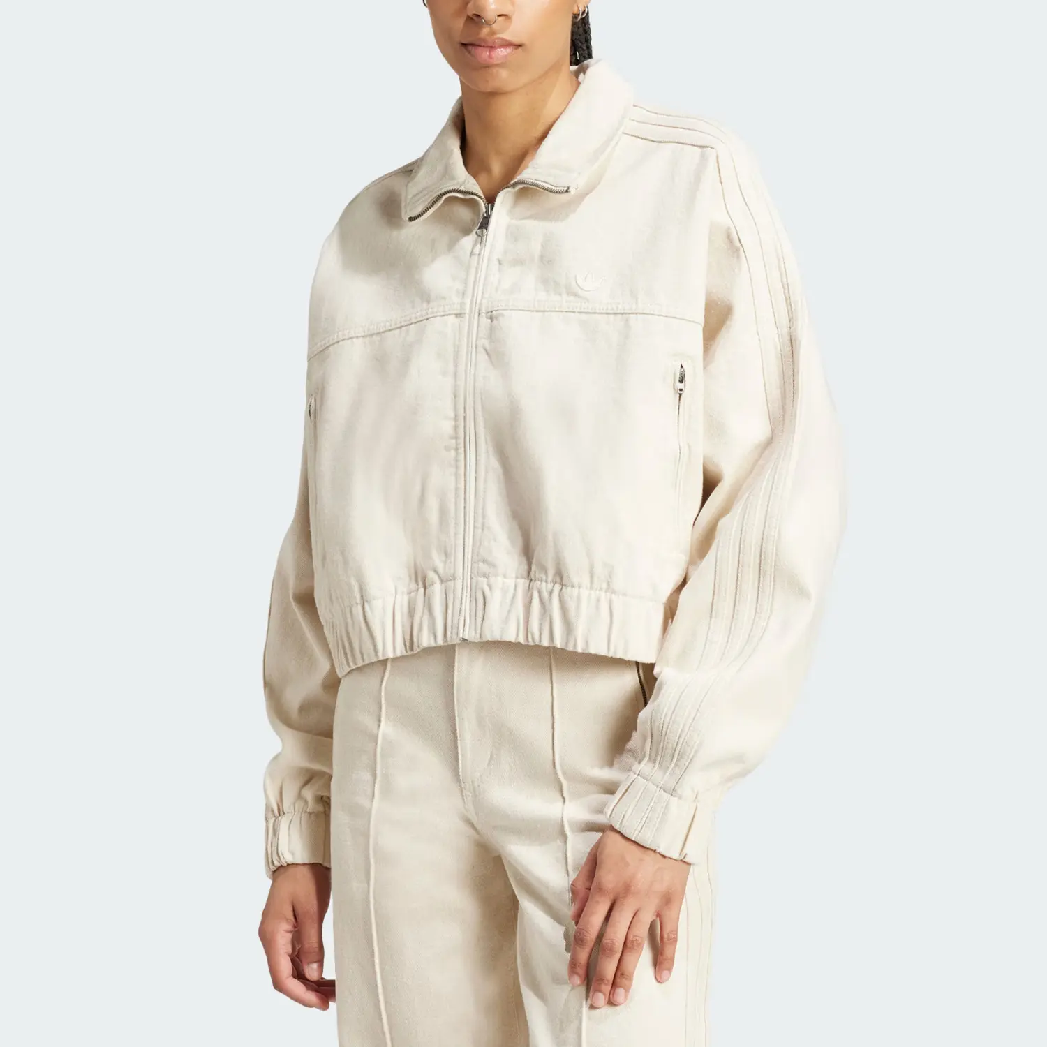 Женская куртка Premium Essentials светло-коричневого цвета Adidas Originals — фото 2