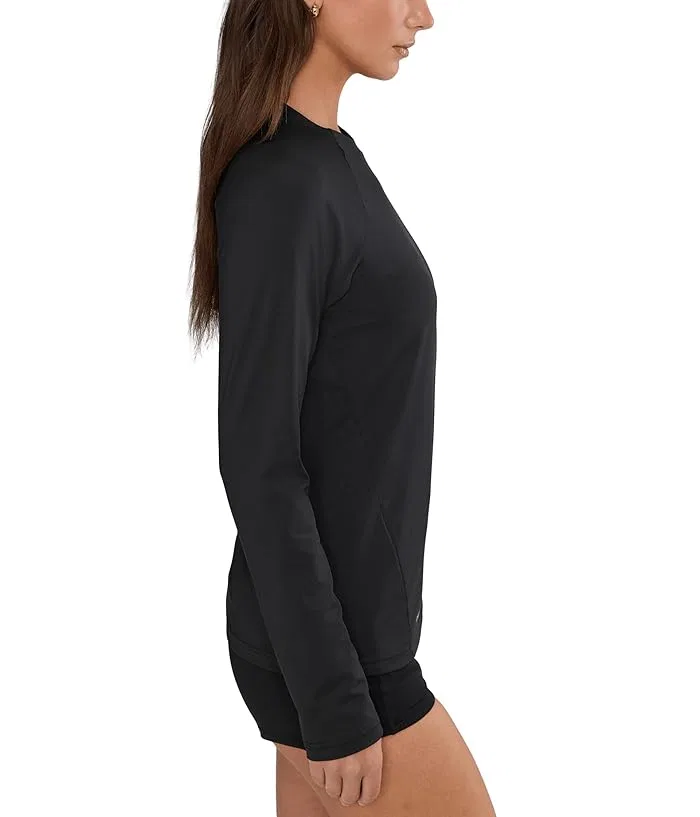 Футболка с длинным рукавом Nike Dri-FIT UV Long Sleeve Hydroguard, Black — фото 3