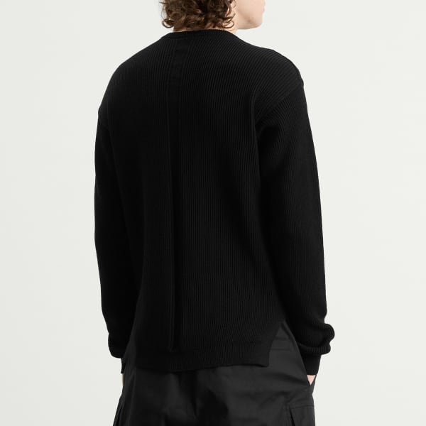 Джемпер с круглым вырезом Rick Owens, черный — фото 3