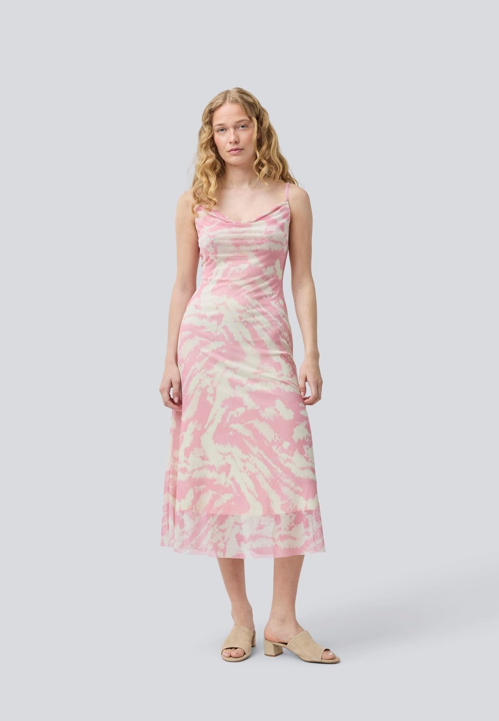 

Платье из джерси NIMRA PRINT DRESS Modström, розовый