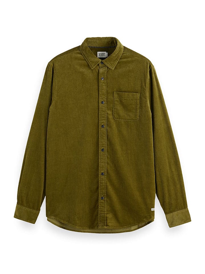 

Рубашка Scotch & Soda, оливковый