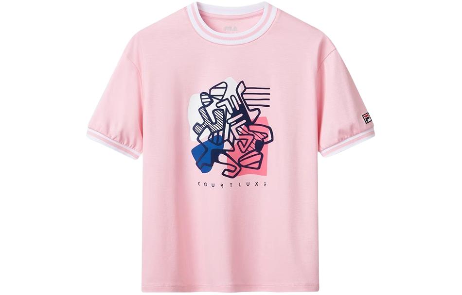 

Футболка First Lotus FILA KIDS, розовый