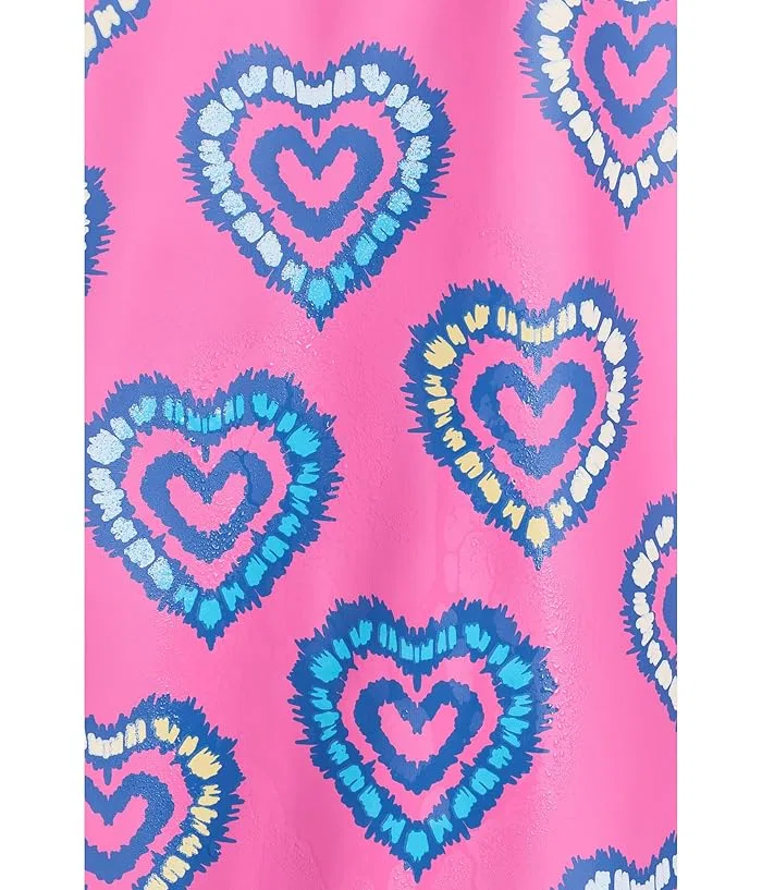 Дождевик с изменением цвета Heart Burst Hatley Kids, Strawberry Moon — фото 3