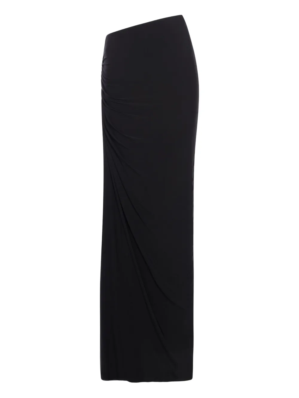 

Юбка макси с драпировкой Alaïa, черный
