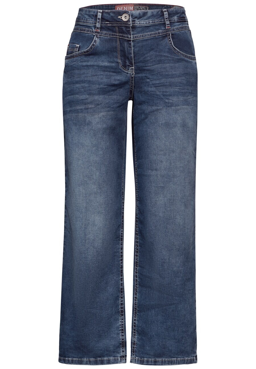 

Джинсы STREET ONE Wide leg Jeans, синий деним