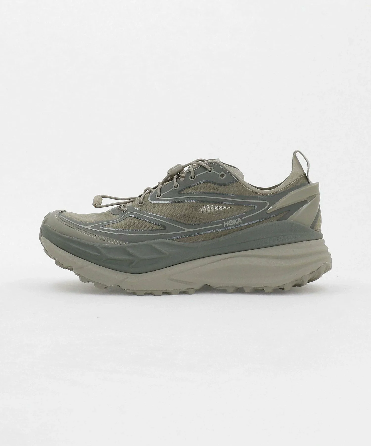 Кроссовки HOKA Stinson One 7 Beauty&Youth United Arrows, Olive