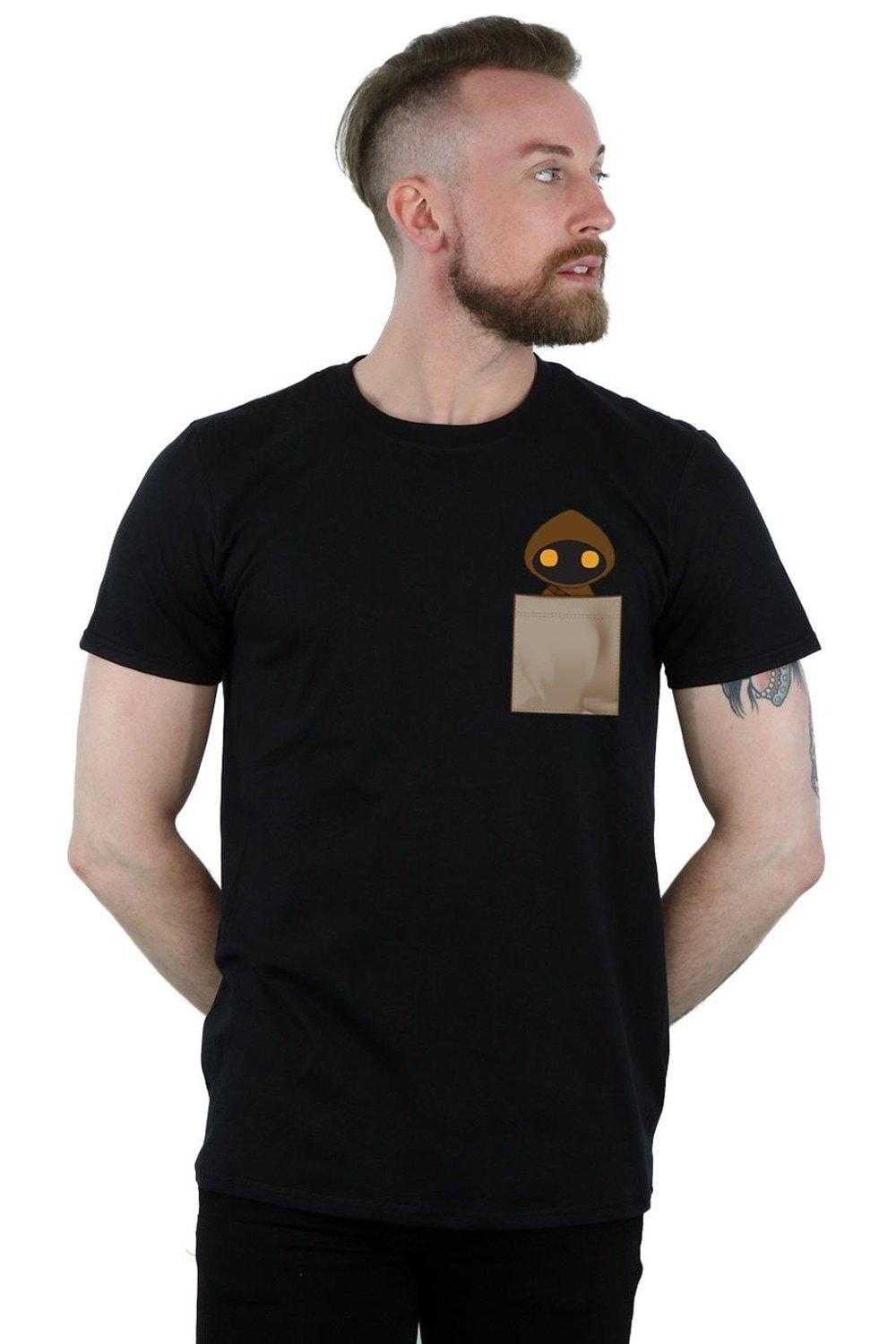 

Футболка с карманным принтом Jawa Star Wars, черный