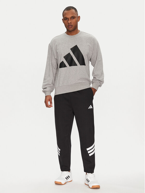 Толстовка обычного кроя Essentials Big Logo JE8952 Adidas, серый — фото 2
