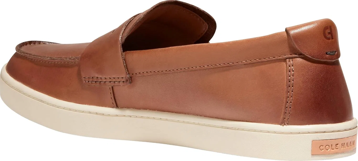 Мужские дорожные тапочки Cole Haan Pinch Weekender Penny, British Tan Angora — фото 3