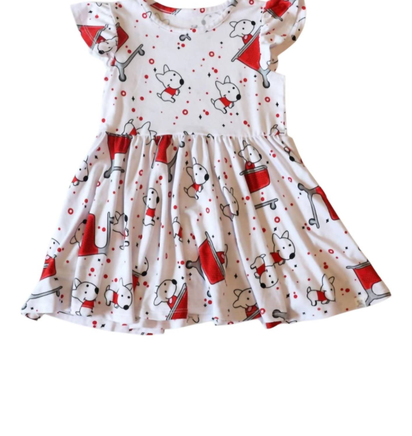 

Платье для девочки Spot On из бамбука в белом цвете Charlies Project