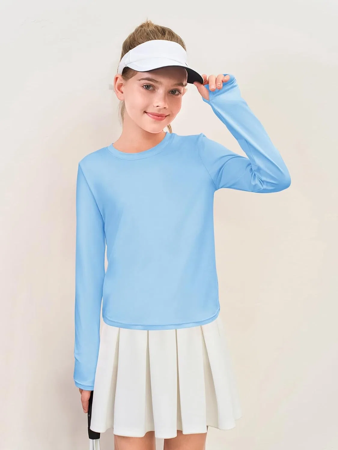 Детская футболка для активного отдыха Haloumoning, цвет Sky Blue — фото 4
