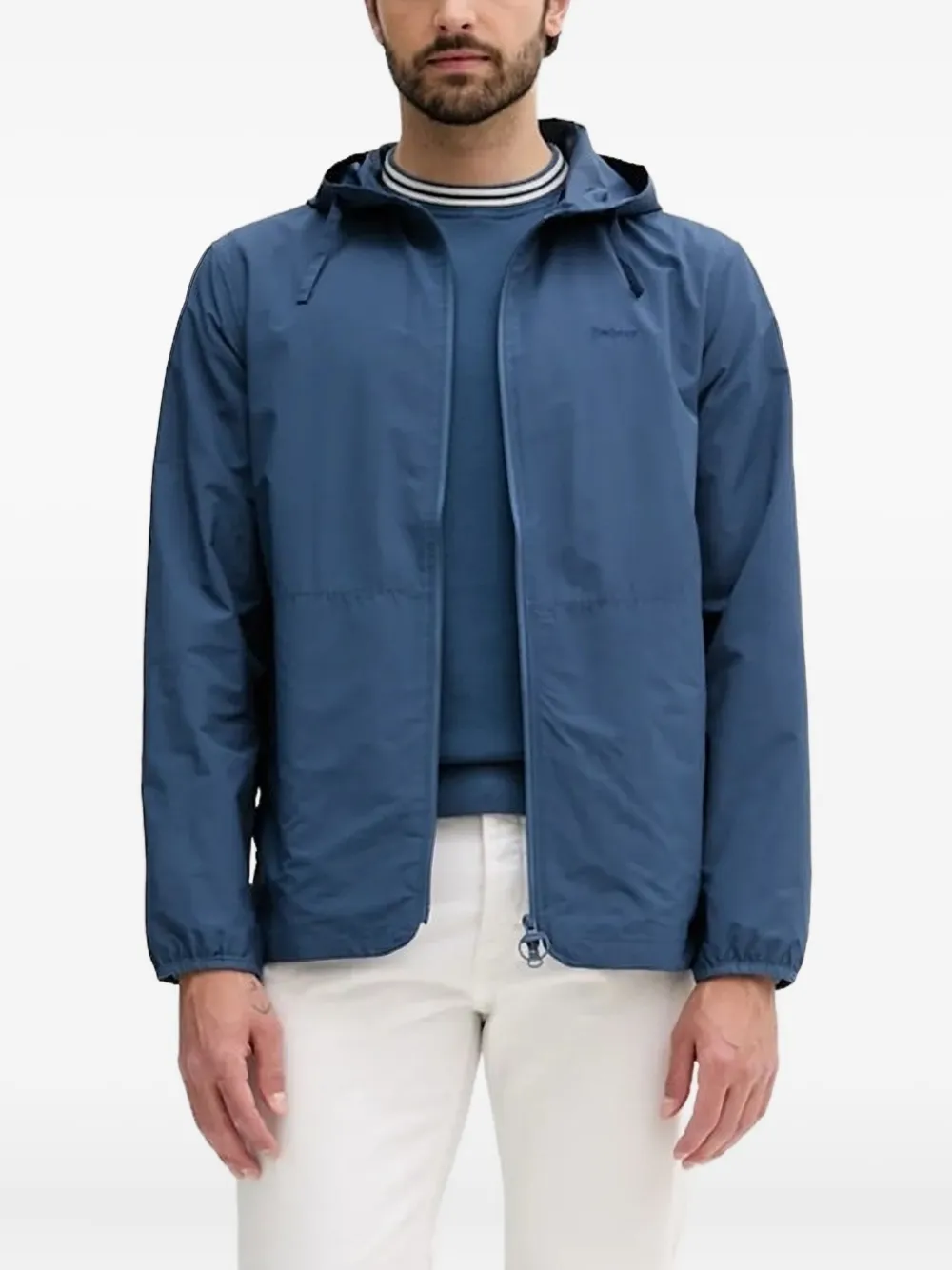 

Толстовка с полосатым воротником Barbour, синий