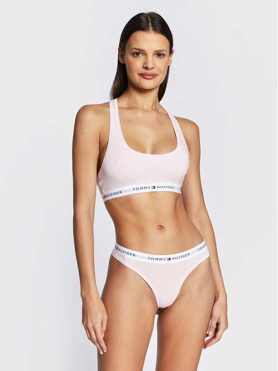 Бюстгальтер Tommy Hilfiger Tommy Icons Unlined, розовый — фото 2